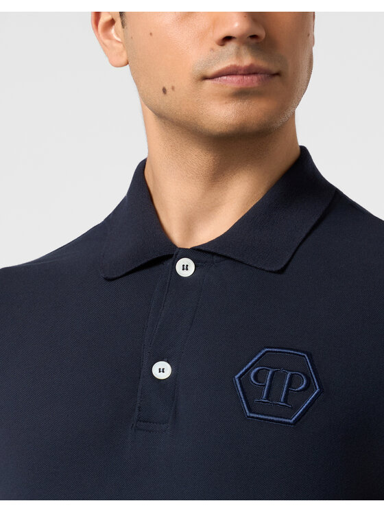 PHILIPP PLEIN PHILIPP PLEIN Polo 31301 Blu scuro Slim Fit