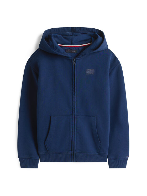 Tommy Hilfiger Tommy Hilfiger Bluza Tonal Flag KB0KB09750 Granatowy Regular Fit