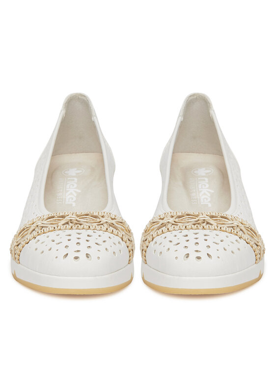 Rieker Rieker Ballerine CEO-L3062-80 Bianco