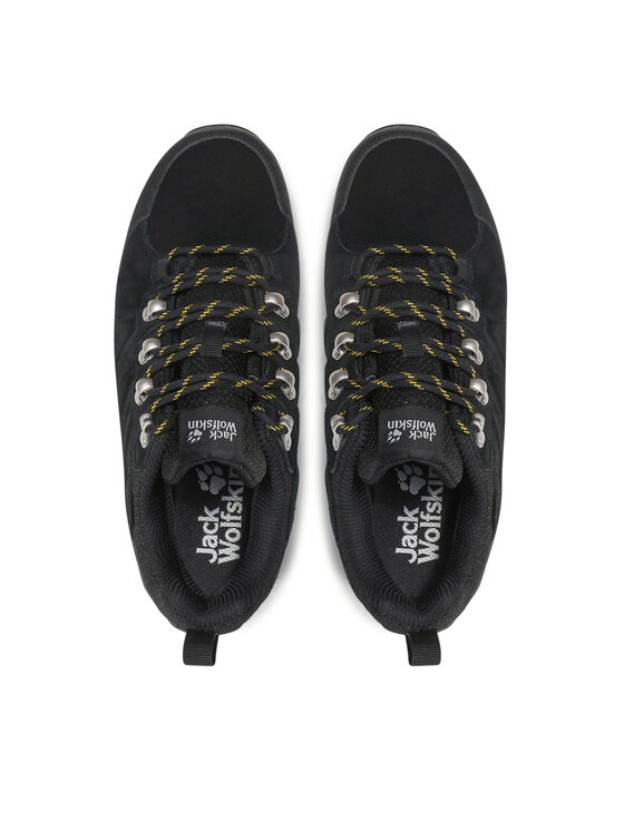 Jack Wolfskin Jack Wolfskin Παπούτσια πεζοπορίας Refugio Texapore Low M 4049851 Μαύρο