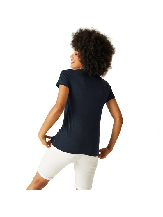 Regatta Regatta T-Shirt RG10269 Granatowy Short Fit