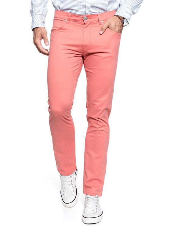 Wrangler Wrangler Pantaloni di tessuto GREENSBORO Rosa Straight Fit