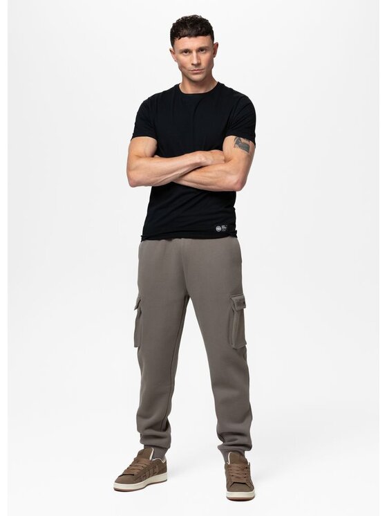 PITBULL PITBULL Spodnie dresowe CYPRESS SPORT Szary Regular Fit