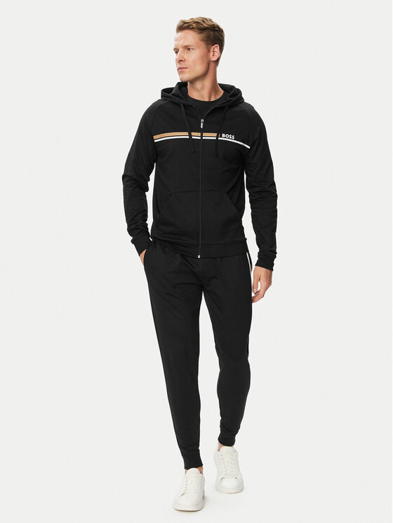 BOSS BOSS Bluza Authentic Jacket H 50554785 Czarny Regular Fit