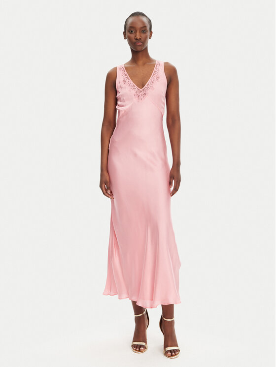 TWINSET TWINSET Večerní šaty 251TP2370 Oranžová Regular Fit