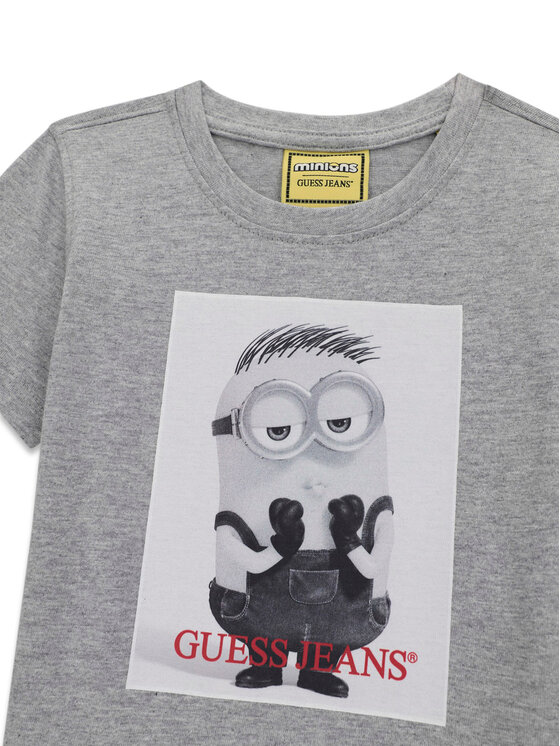 Guess Jeans Guess Jeans T-Shirt N6YI27 K6651 Szary Regular Fit