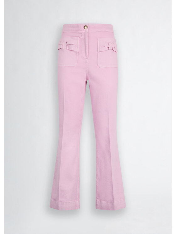 Liu Jo Liu Jo Pantalone da abito CA5377T1819X0661 Rosa Regular Fit