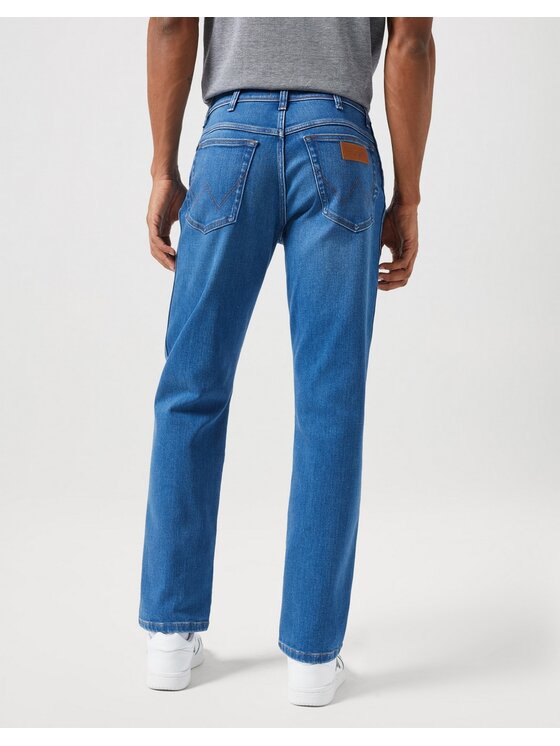 Wrangler Wrangler Jeansy Texas Rustic Niebieski Regular Fit
