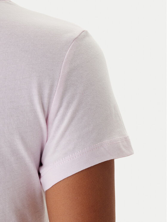 Tommy Jeans Tommy Jeans T-Shirt DW0DW22273 Różowy Slim Fit