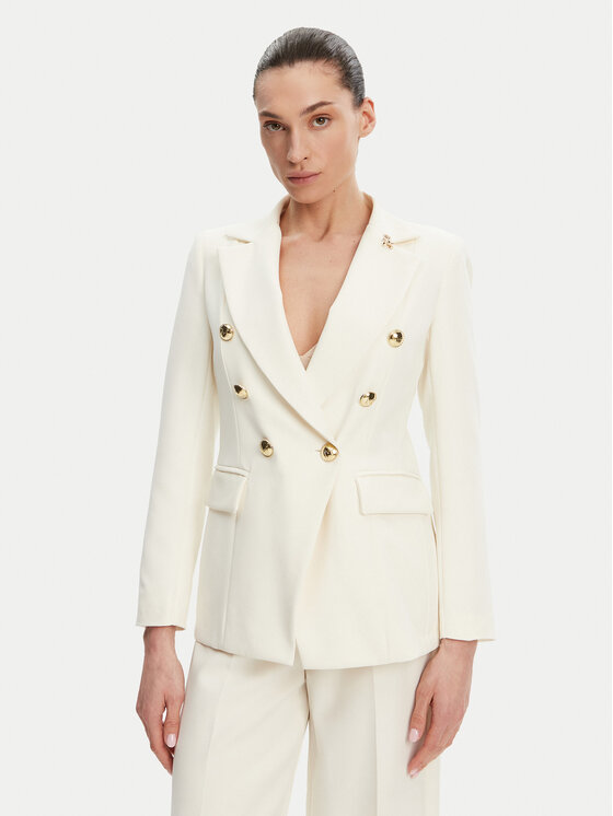 Maryley Maryley Піджак 25EB139/43VA Écru Regular Fit