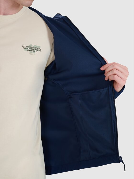 4F 4F Giacca softshell 4FWSS25TSOFM324-30S Blu Regular Fit