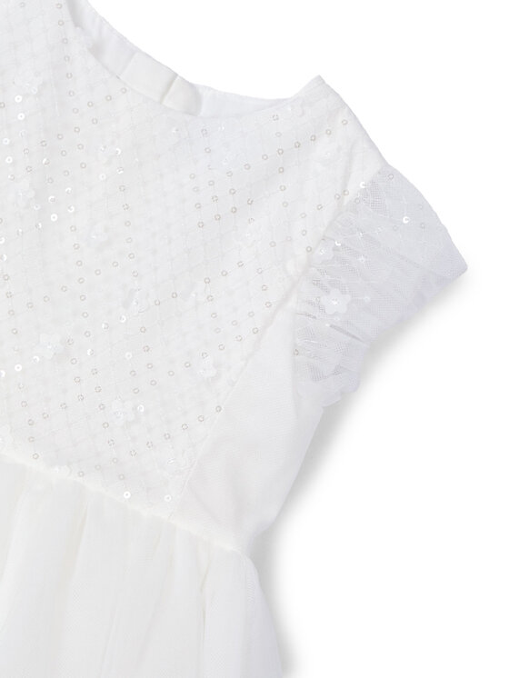 Mayoral Mayoral Rochie elegantă 3914 Écru Regular Fit