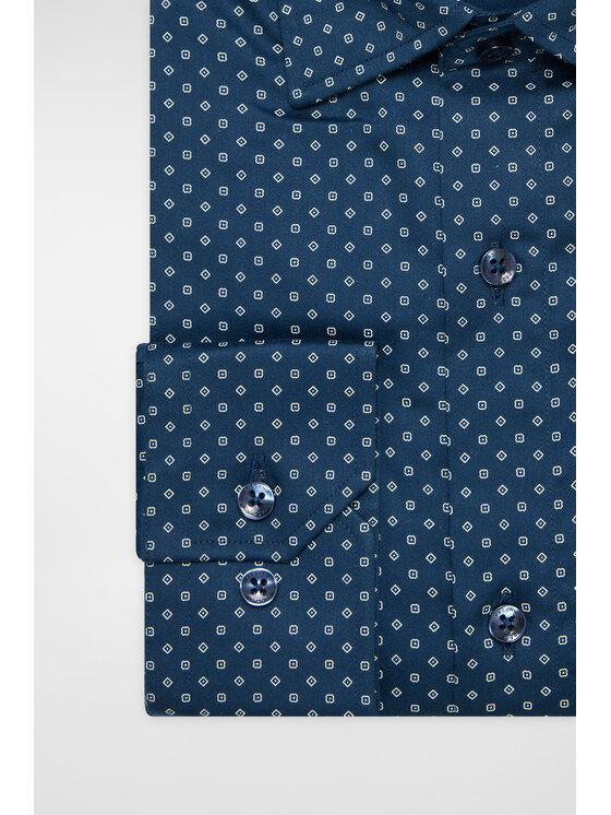 Próchnik Próchnik Koszula PM42 KO073224000039 Granatowy Slim Fit
