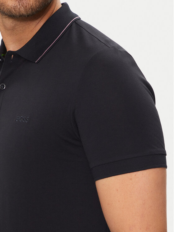BOSS Boss Polo Paule 4 50506195 Granatowy Slim Fit