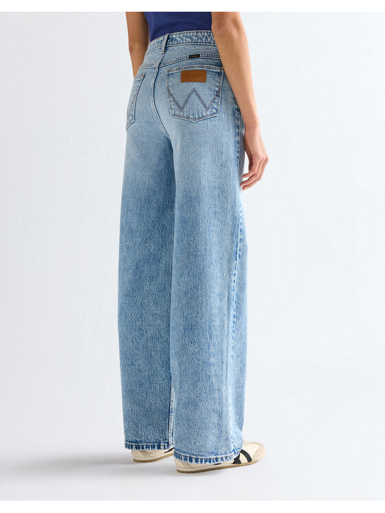 Wrangler Wrangler Jeansy LOOSE STRAIGHT Niebieski Loose Fit