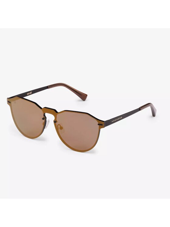 Hawkers Hawkers Okulary przeciwsłoneczne UN METAL VEGAS GOLD WARWICK VM Brązowy