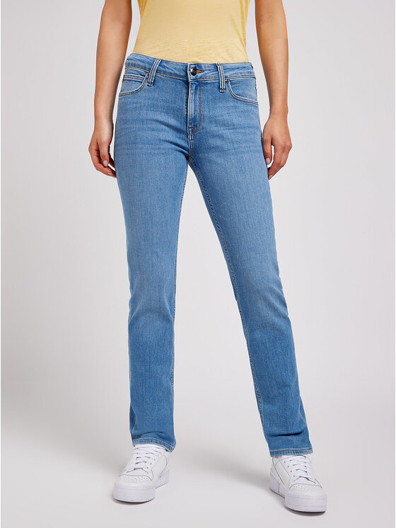 Lee Damskie Lee Jeansy, rozmiar W28/L31 Niebieskie, ELLY MID