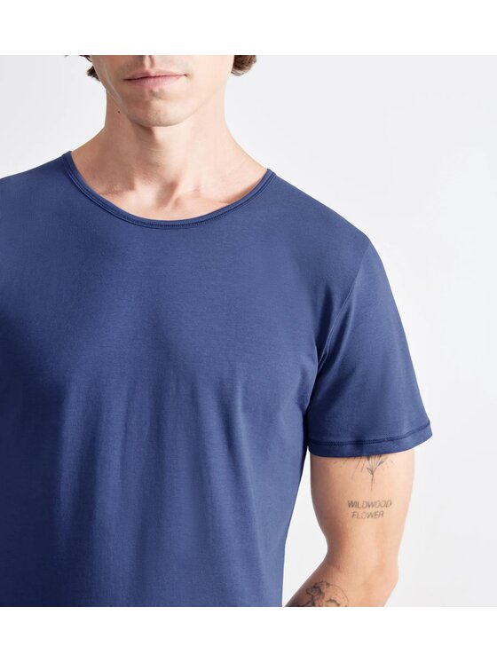 Triumph Triumph Podkoszulek sloggi men EVER Ease O-Neck Granatowy Regular Fit