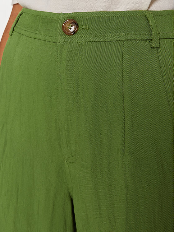 United Colors Of Benetton United Colors Of Benetton Spodnie materiałowe 47OZDF06F Zielony Regular Fit