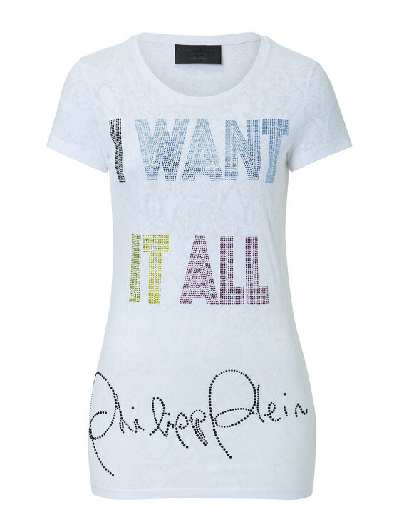 PHILIPP PLEIN PHILIPP PLEIN T-Shirt 30849 Biały