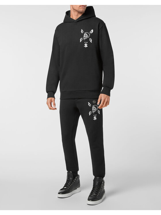PHILIPP PLEIN PHILIPP PLEIN Bluza 201 Czarny Regular Fit