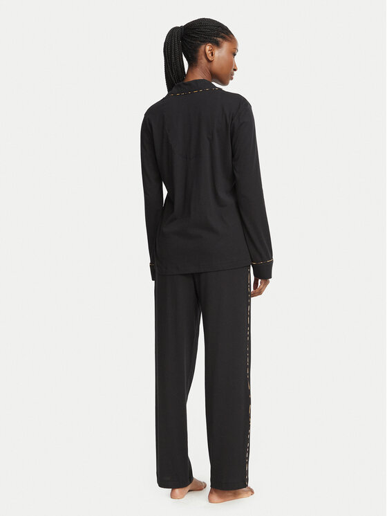 LAUREN RALPH LAUREN LAUREN RALPH LAUREN Piżama ILN92561F Czarny Regular Fit