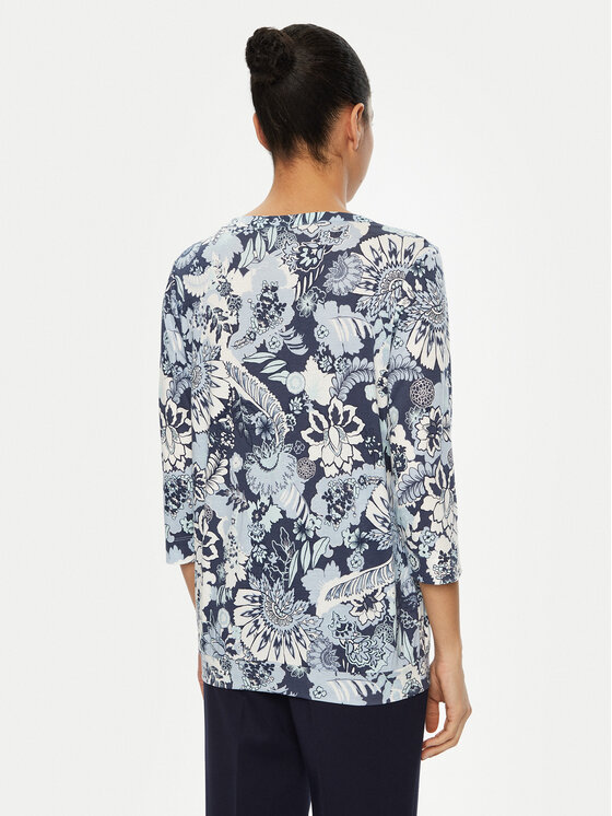 Olsen Olsen Bluzka 11104984 Niebieski Regular Fit