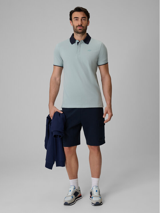 4F 4F Szorty sportowe COMMERCIAL 4 Granatowy Regular Fit