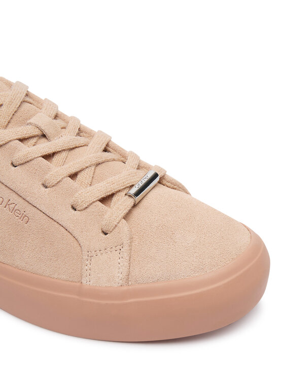 Calvin Klein Calvin Klein Sneakersy Lace-Up Sneaker Suede/Wl Ck HW0HW02679 Ružová