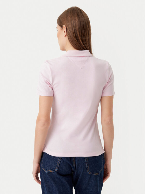 Tommy Hilfiger Tommy Hilfiger Tricou polo 1985 WW0WW43225 Roz Slim Fit