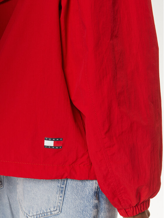 Tommy Jeans Tommy Jeans Jakna protiv vjetra Chicago DW0DW17747 Crvena Regular Fit