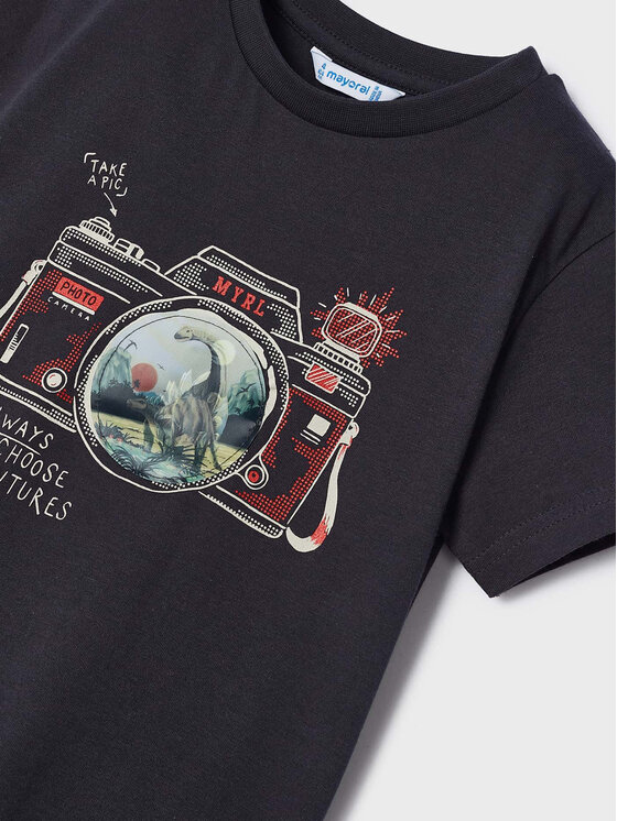 Mayoral Mayoral T-Shirt 3003 Μαύρο Regular Fit