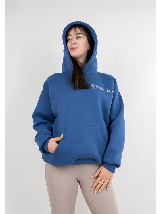 DKaren Sport DKaren Sport Bluza Eq 001 Niebieski Classic Fit
