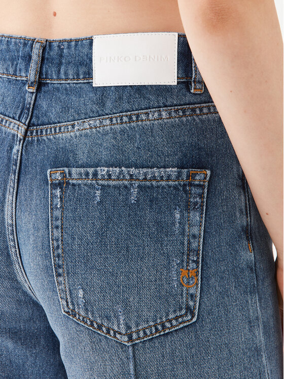 PINKO Pinko Džínsy Barbara 101713 A146 Modrá Boyfriend Fit
