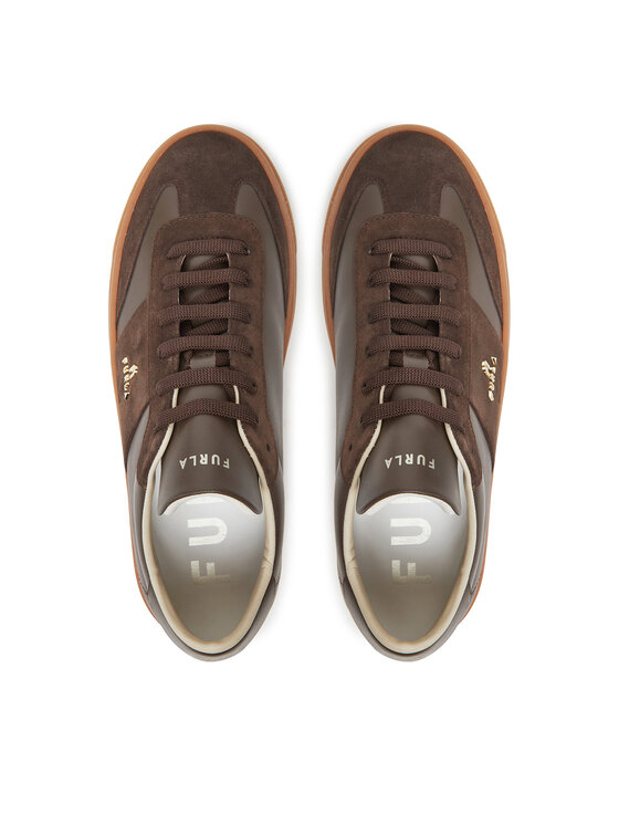 Furla Furla Sneakersy Enjoy Lace-Up YI79ENJ BX3712 PT 2566S Bordowy