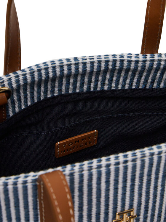 Tommy Hilfiger Tommy Hilfiger Torbica Th Premium Beach Le Mini Tote AW0AW17208 Plava