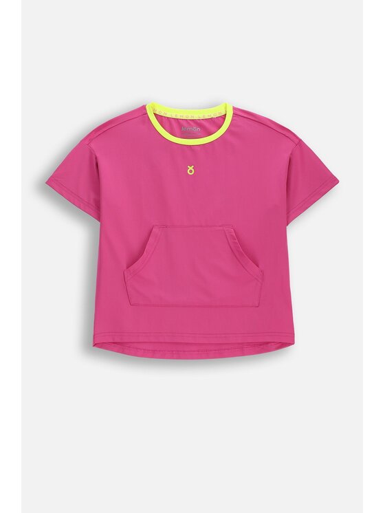 Lemon Explore Lemon Explore T-Shirt WL6143201ACG-007 Różowy Regular Fit