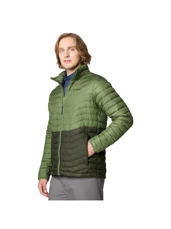 Columbia Columbia Kurtka przejściowa Columbia Westridge Down Jacket Zielony Regular Fit