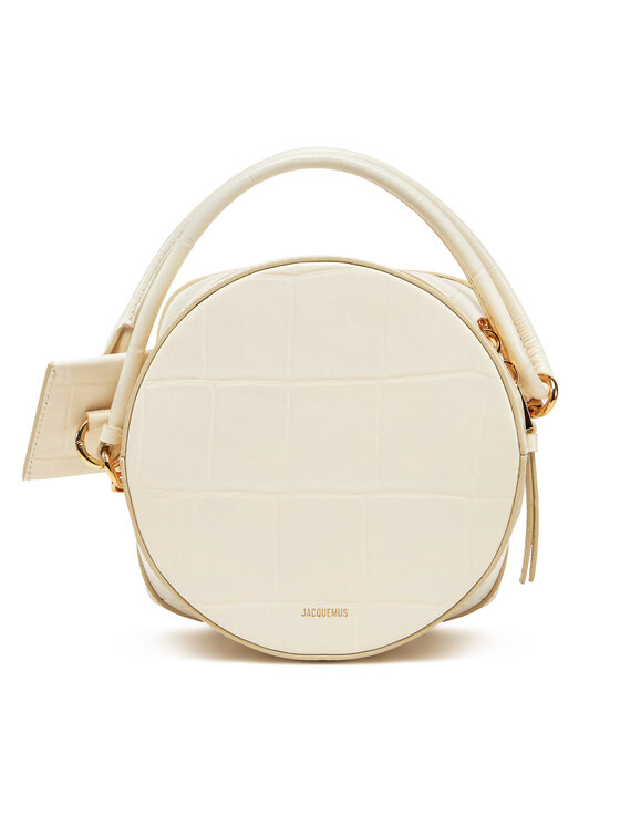 JACQUEMUS JACQUEMUS Ročna torba Light Ivory 24E241BA398-3164 Écru