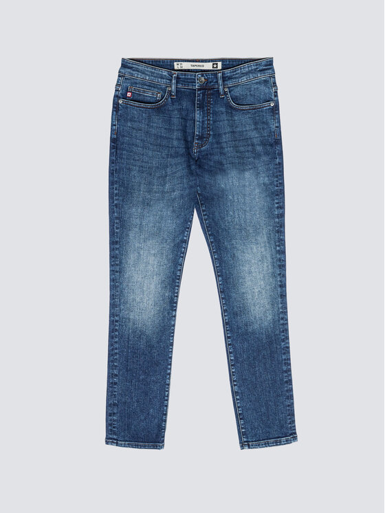 BIG STAR BIG STAR Jeansy TERRY CARROT Niebieski Tapered Fit