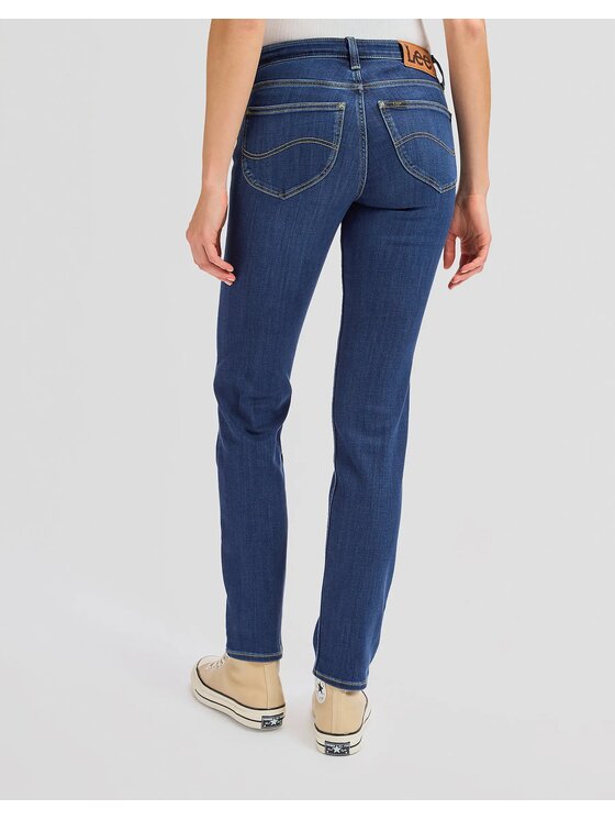 Lee Lee Jeans 112363792 Blu Straight Leg