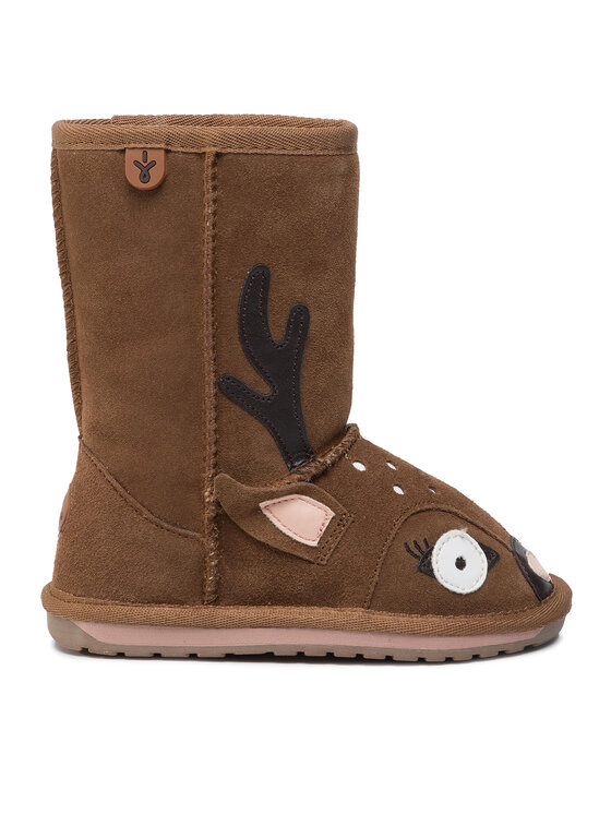 Kinder Schneeschuhe EMU Australia, Schuhgröße 36 Braun Deer K12073