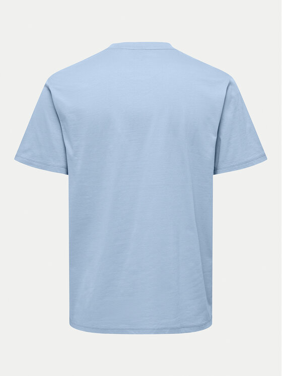 Only & Sons Only & Sons Tricou 22025208 Albastru celest Regular Fit