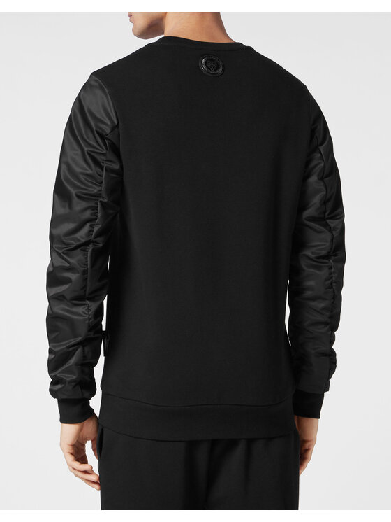 Plein Sport Plein Sport Longsleeve 13093 Czarny Regular Fit