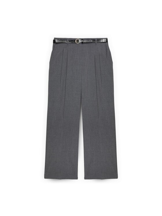 Fiorella Rubino Fiorella Rubino Pantaloni di tessuto P005T105136N013 Grigio Regular Fit