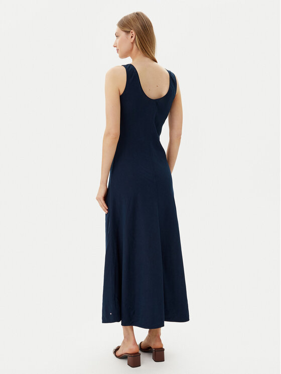Tommy Hilfiger Tommy Hilfiger Ljetna haljina WW0WW46171 Tamnoplava Regular Fit