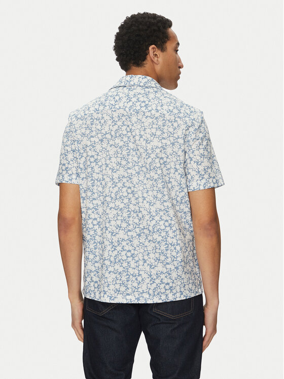 Michael Kors Michael Kors Cămașă CS5409LHPM Albastru Relaxed Fit
