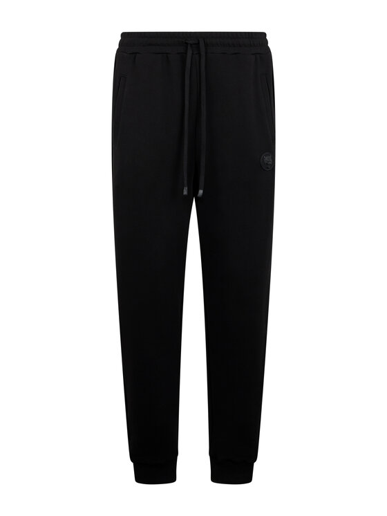 Plein Sport Plein Sport Pantaloni da tuta SAFC MJT2788 STE003N Nero Regular Fit