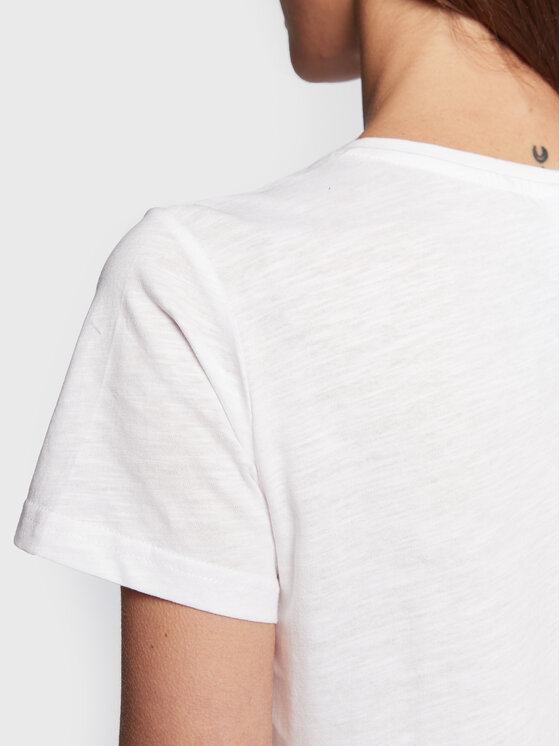 4F 4F T-Shirt H4Z22-TSD352 Λευκό Oversize