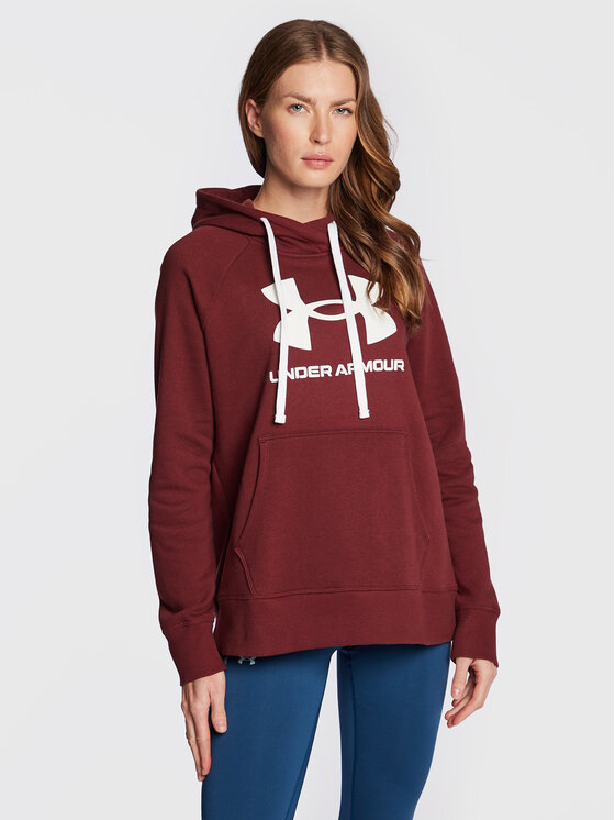 UNDER ARMOUR RIVAL FLEECE LOGO HOODIE 1356318 0002